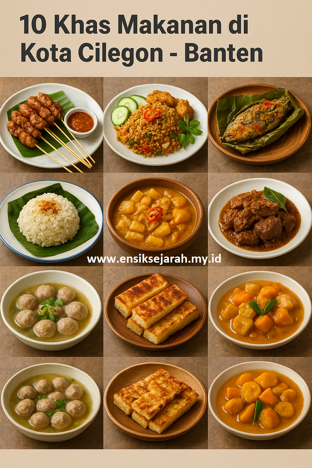 10 Khas Makanan Di Kota Cilegon – Banten